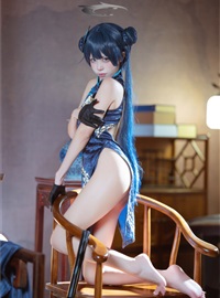 Is it the Three Worlds - NO.031 Blue Archival Concubine Saki Qipao(10)